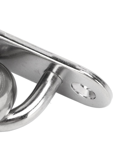 2'li Halkalı Mapa. Paslanmaz Krom. 2 Delikli 6mm