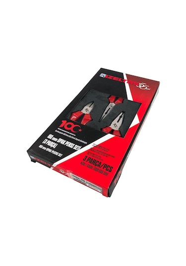 İzeltaş 13000005511 100.yıl 160 Mm Opak Pense Seti - 3 Parça