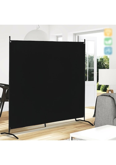 Kumaş Paravan Iç Dış Mekan Metal Paravan Seperatör 5221