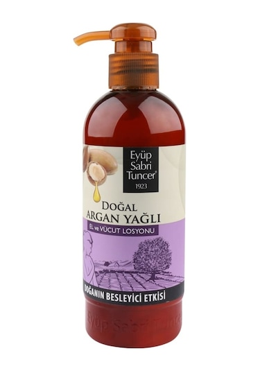 Eyüp Sabri Tuncer Doğal Argan Yağlı El ve Vücut Losyonu 250 ML