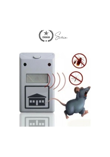Elektronik Fare Ve Haşere Kovucu Uzaklaştırıcı Böcek Ultrasonik Sinek Örümcek Karınca Savar