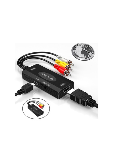 Suntek Rca'dan / Rca'ya Dönüştürücü Kablo Av Av'ye