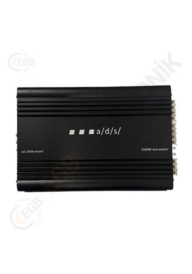 Ads Ad-3008 2400w 4 Kanal Oto Anfi