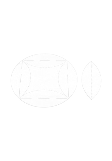 Suntek Kesme Kalıpları Dikiş Aleti 8 Inç Için Yeniden Kullanılabilir Şeffaf Kapitone Şablonu