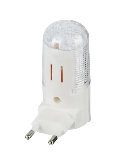 Kangvka Enerji Verimli 0.6w Led Gece Lambası, Tpu Korumalı, Mekanik Anahtar, 220v, Beyaz, 4 Adet - Ev Odalarında Konforlu Aydınlatma Beyaz