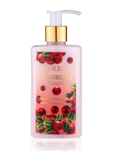 Nurxos 9886 Cranberry Kızılcık Hediyelik Kutulu 3'lü Set Vücut Spreyi & Losyon & Duş Jeli