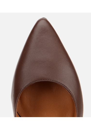 Hotiç Kadın Deri Kahverengi Esnek Tabanlı İnce Topuklu Stiletto 01ayh312480a480 01ayh312480a480 Kahverengi