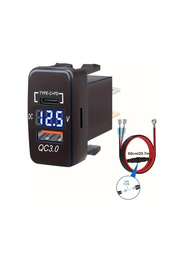 Çizgili 1pc Hızlı Şarj 3.0 & Pd Çift Usb Port Şarj Soketi Adaptörü, Mat Son, Usb Tip-c, Sert Bağlantı Güç Aksesuarı, Evrensel Uygun, Erkekten Dişli Bağlantı, 36v Çalışma Gerilimi Araçları İçin, Bataryasız Çizgili 1pc Hızlı Şarj 3.0 & Pd Çift Usb Port Şarj Soketi Adaptörü, Mat Son, Usb Tip-c, Sert Bağlantı Güç Aksesuarı, Evrensel Uygun, Erkekten Dişli Bağlantı, 36v Çalışma Gerilimi Araçları İçin, Bataryasız