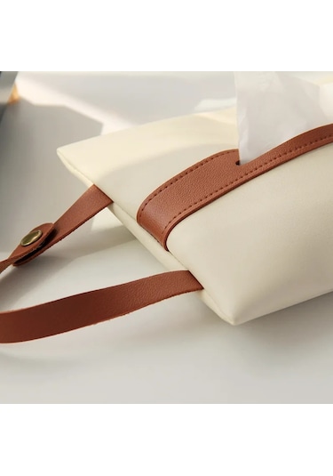 Altın Işık Lüks Asılı Doku Tutucu Kılıf Kutusu Pu Deri Ev Araba Havlu Peçete Kağıtları Dağıtıcı Tutucu Kutusu Kasa Masa Dekorasyonu