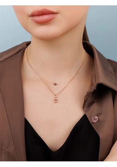 Veronika Jewelry Factory Misina Üzerinde Gümüş 925 Kolye Misinabancı 100963837 Altın