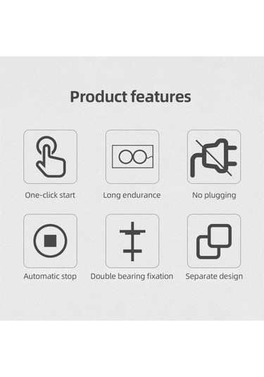 Ulzyvf Usb Şarjlı 12 Ayarlı Seramik Kahve Değirmeni - Taşınabilir Espresso, French Press İçin Fırça Hediyeli Siyah Siyah
