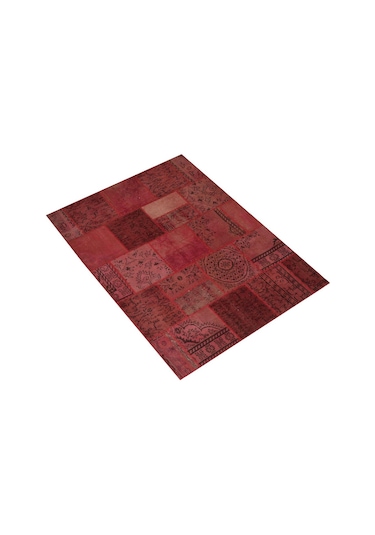 Patchwork El Dokuma Anadolu Halısı – Spring (425349825) Kırmızı