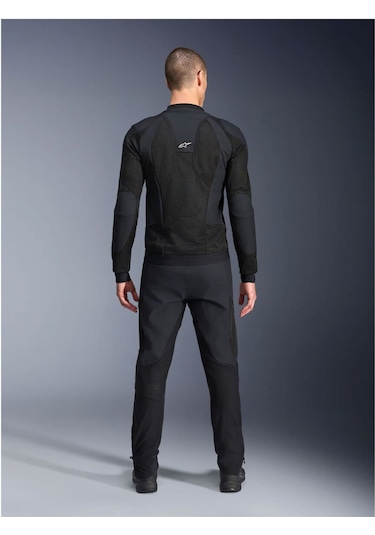 Alpinestars Troop-air Pro Korumalı Motosiklet Montu Siyah Siyah