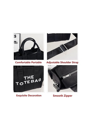 Jeemson Kadınlar İçin Kanvas Çanta - Çapraz Askılı, Omuz Ve El Taşıma Seçenekleriyle Günlük, Seyahat Ve Alışveriş İçin Dayanıklı Ve Hafif Tasarım Diğer