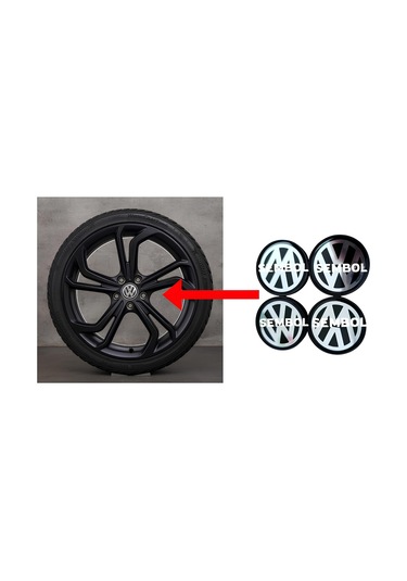 Volkswagen Jant Göbeği 58/55 55 Mm Yuva 4lü Set Yuva İç Çapı 5.5 Santim Olmalı