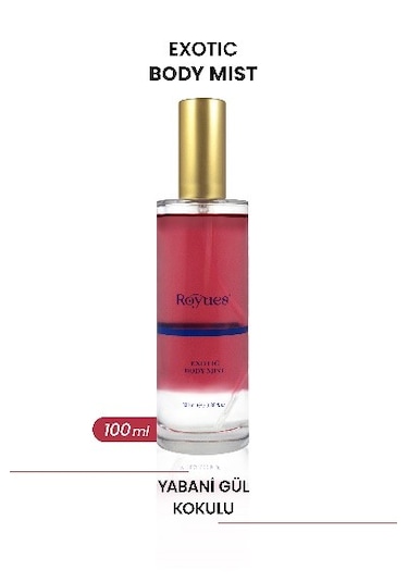 Royues Egzotik Gül Aromalı Kadın Vücut Spreyi 100 ML