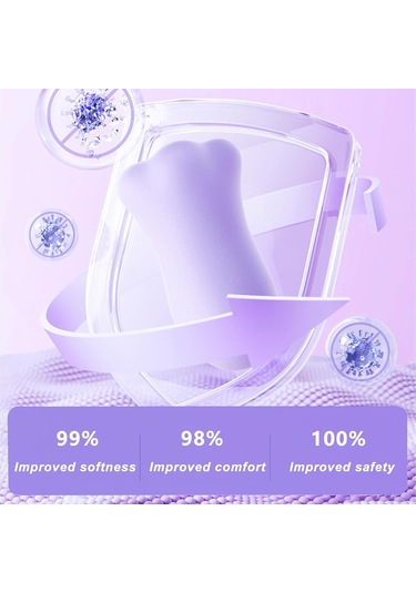 Çiftler Uyku İçin Kulak Tıkacı Gürültü Önleyici 38 Db Snr Yeniden Kullanılabilir Yumuşak Köpük Kulak Tıkacı Ses Azaltma, İşitme Koruması Kulak Tıkacı