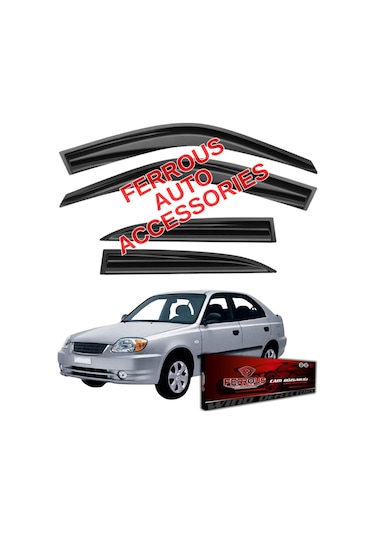 Hyundai Accent Admira Ferrous Cam Rüzgarlığı 4lü Set 2003 2006