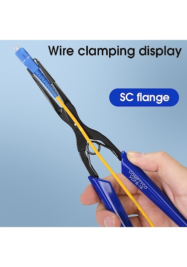 Sones Comptyco Vcfs-18 Sc/lc Fiber Optik Konnektör Fişi Ve Kelepçe Çekme Aletleri Flanş Uzun Nozul Klipsi