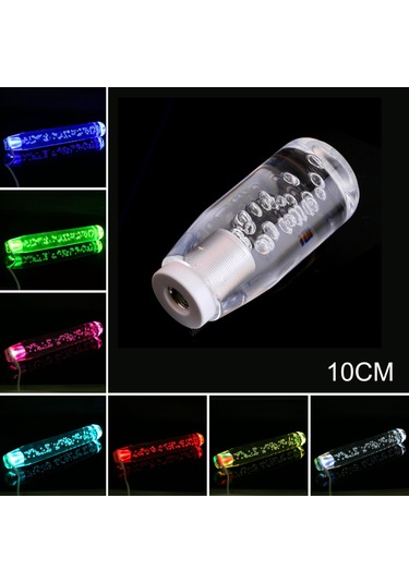 Led Işık Rgb Vites Topuzu Çubuk Kristal Şeffaf Kabarcık-10cm K16231-5 Diğer