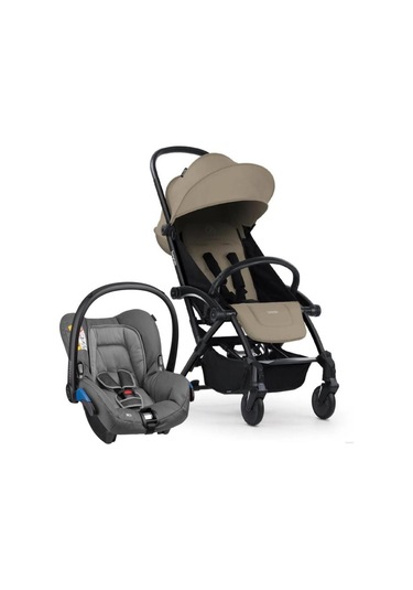 Connect 3 Bebek Arabası Black-sand Travel Set Citi-2 Grey