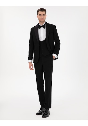 Pierre Cardin Erkek Siyah Smokin 50306221-vr046 Siyah