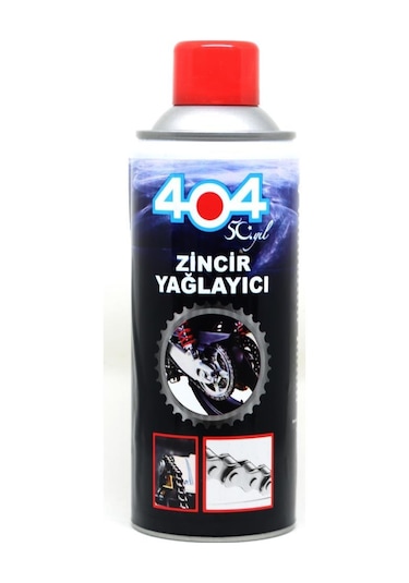 404 Bisiklet Motosiklet Zincir Yağı 400 ML Çok Renkli