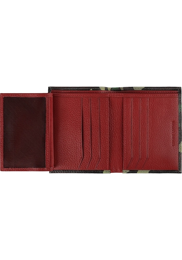 Zippo Deri Cüzdan Tri-fold Yeşil Yeşil