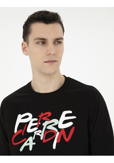 Pierre Cardin Erkek Siyah Sweatshirt 50285538-vr046 Siyah