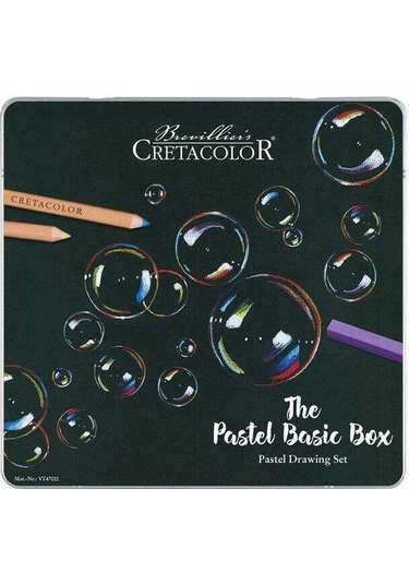 Cretacolor Soft Pastel Başlangıç Seti 27 Parça Metal Kutu N47022 Çok Renkli