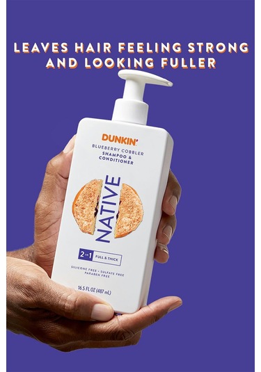 Native Dunkin Blueberry Cobbler 2 Si 1 Arada Şampuan Ve Saç Kremi 487ml Tüm Saçlar