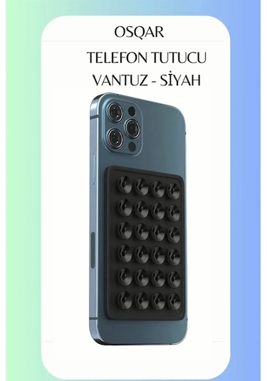 Osqar Vantuzlu Telefon Tutucu Vakumlu Tutucu