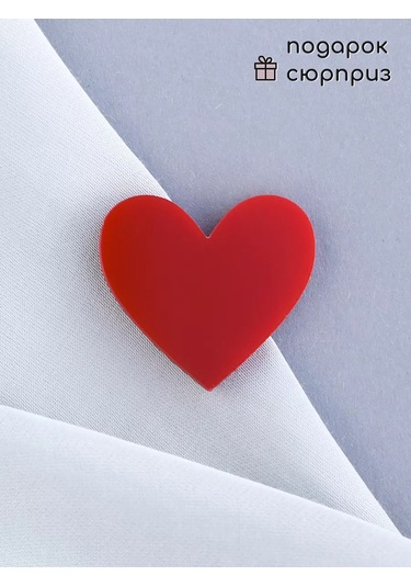 Wood Accessories Kalp Rozeti 178642427 Kırmızı