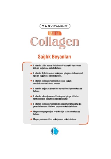 Tabvitamins All In Collagen 30 Servis