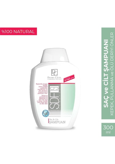 Dermo Clean SDF19 Saç ve Cilt Şampuanı 300 ML