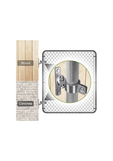 Suntek Kapı Menteşeleri Zincir Bağlantı Çit Donanımı 47mm