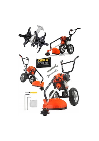Deko Turkey DK2OB Çapalama + Ot Biçme Arabalı Tırpan Seti