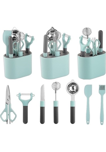 Pazly 5 Adet Paslanmaz Çelik Soyucu Mutfak Gereçleri, Depolama Koltuğu, Dayanıklı Sap, Yumuşak Silikon Çok Renkli