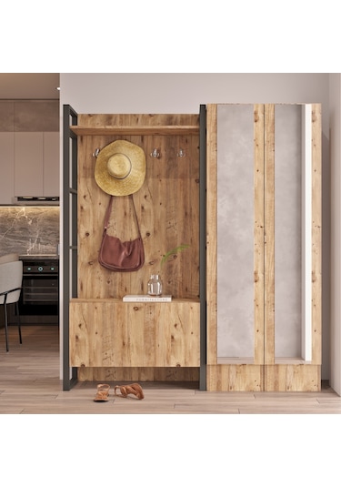 Robinhome Robin Home Vegas Serisi No 17 Vestiyer Portmanto Ayakkabılık