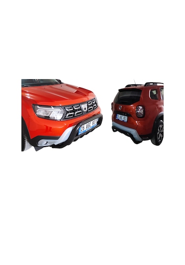 DACİA DUSTER SİYAH ÖN VE ARKA TAMPON KORUMA BAR Q60