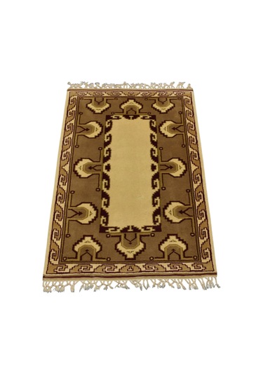 Zehra Abla Halı Yeni El Dokuma Modern Tarz Zarif Milas Yün Halı 5807 Çok Renkli