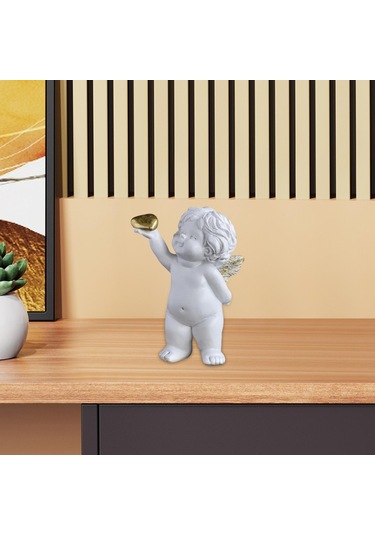 Suntek Magideal Melek Heykeli Beyaz Masaüstü Süs Aşk Tanrısı