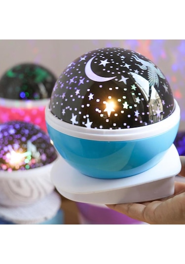 Star Master Dönen Yıldızlı Gökyüzü Projeksiyon Gece Lambası