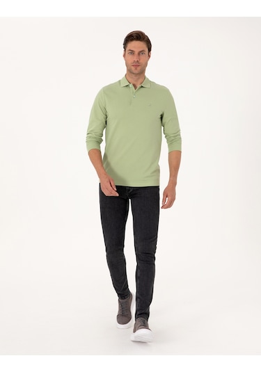 Pierre Cardin Erkek Çağla Sweatshirt 50314048-vr016 Çağla