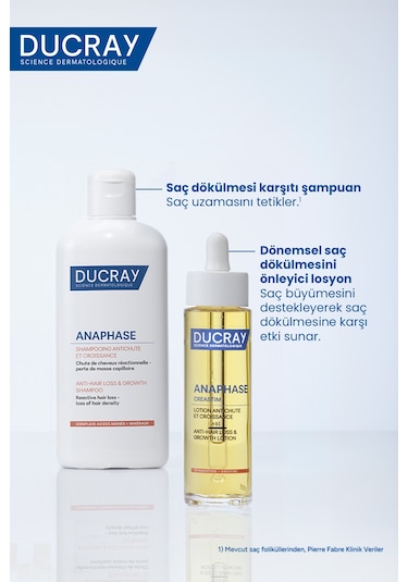 Ducray Anaphase Hair Loss Growth Şampuan 400 Ml