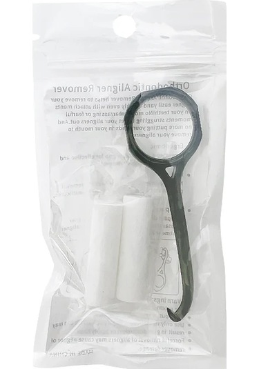 Ortodonti Hizalayıcı Diş Chewies Görünmez Çıkarılabilir Parantez Çıkarıcı Kanca Hizalayıcı Aracı Silikon Tepsi Koltuklar Meyve Aromalı Black