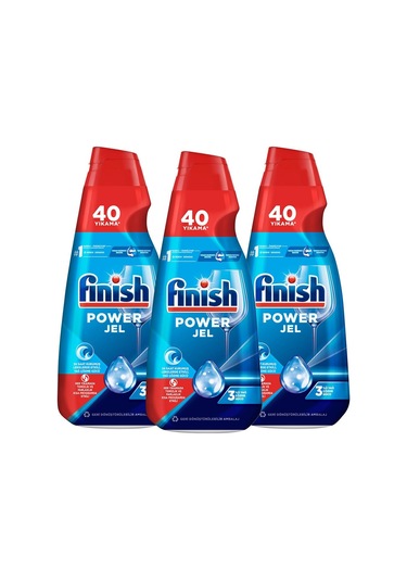 Finish Hepsi Bir Arada Konsantre Jel 3 x 1 L