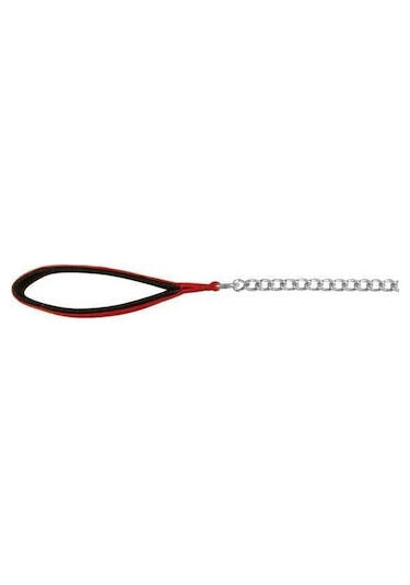 Trixie Köpek Gezdirme Zinciri- 1.00m/3 MM- Kırmızı