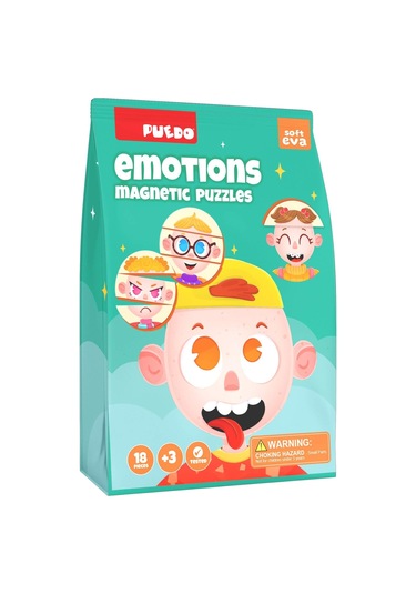 Puedo Manyetik Puzzle - Emotions Duygular