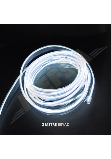 Araç Içi Torpido Neon Ip Led 2 Metre Buz Mavisi Sarı Beyaz Krmızı